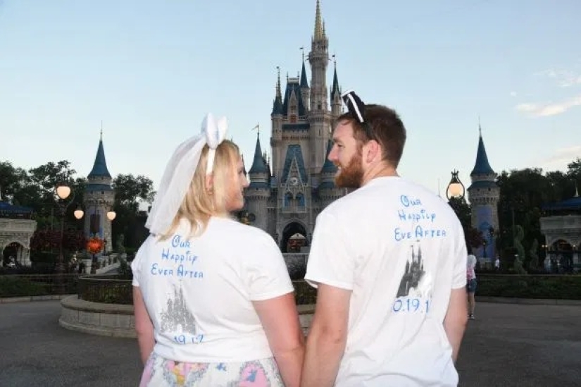 A tale of love: the newlyweds organized a chic wedding in the style of Disney