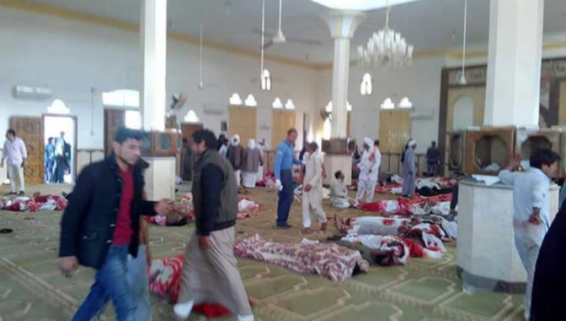 A terrorist attack in an Egyptian mosque killed 235 people