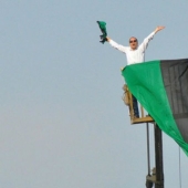 A Turkish fan was banned from entering the stadium, but he rented a crane and got to the match