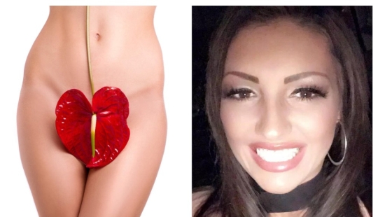 A woman who stole money for a plastic vagina was put behind bars