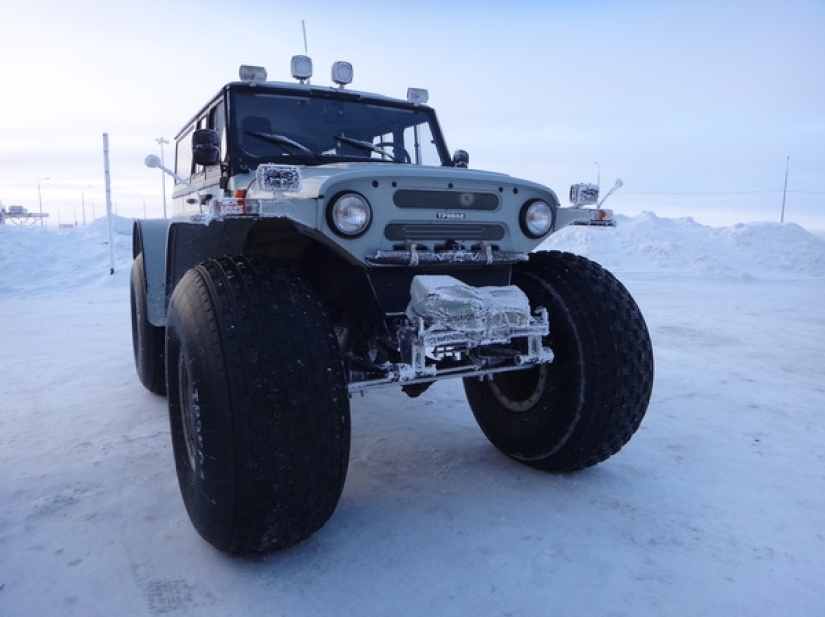 Acerca de los SUV reales en las condiciones de Chukotka