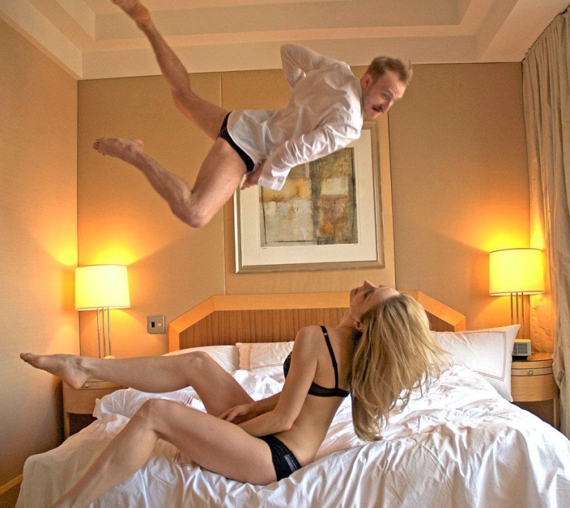 Acrobatic dancers defy gravity