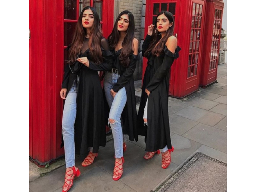 Adorable triplets from London