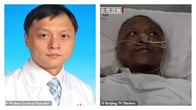 After treatment for coronavirus, doctors from Wuhan became dark-skinned