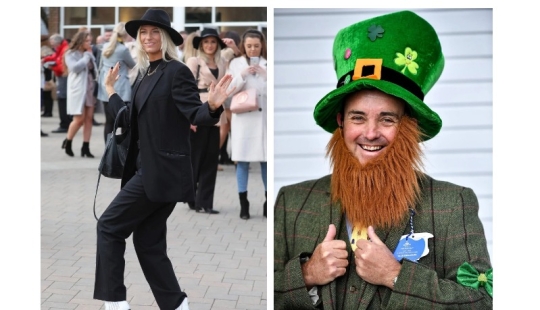 Alcohol race started: how visitors to the Cheltenham races opened the celebration of St. Patrick's Day