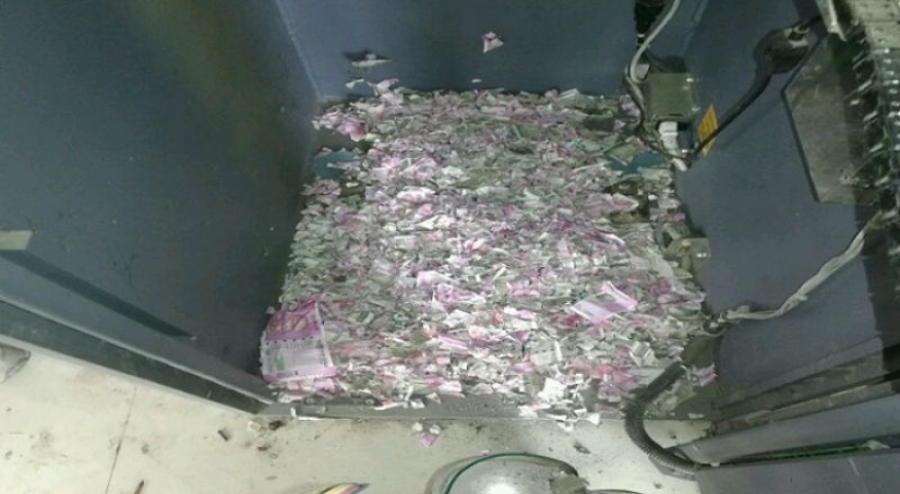 Almuerzo por un millón: ratones entraron en un cajero automático y se comieron todo el dinero allí