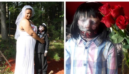 Amor a muerte: Una mujer de 21 años que se casó con un zombi se jacta de una vida familiar feliz