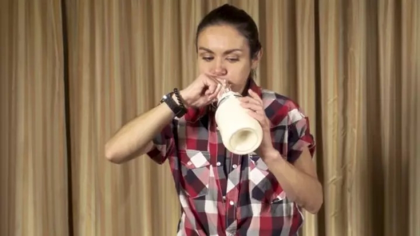 An American woman set a world record by swallowing three cans of mayonnaise in three minutes