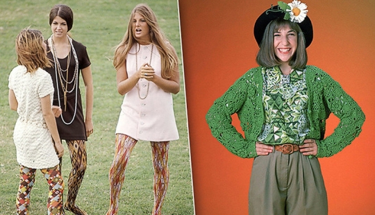 An excursion into the terrible trends of the past: from a "limping" skirt to a dog accessory