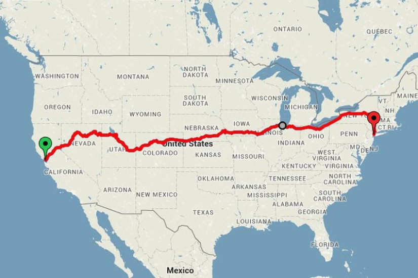 An extraordinary train journey across America