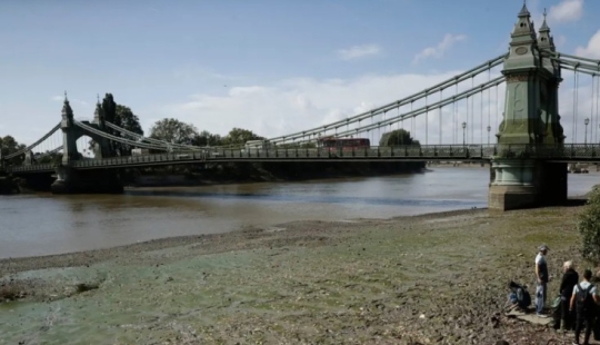 An island of wet wipes has appeared in London