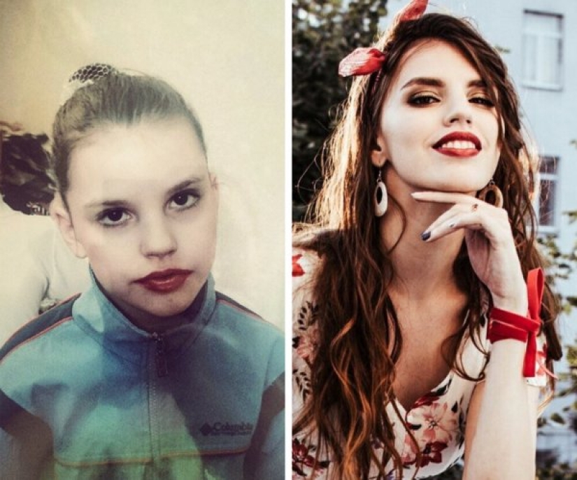 And the girl has matured: 22 girls have shown that they have changed in just a few years
