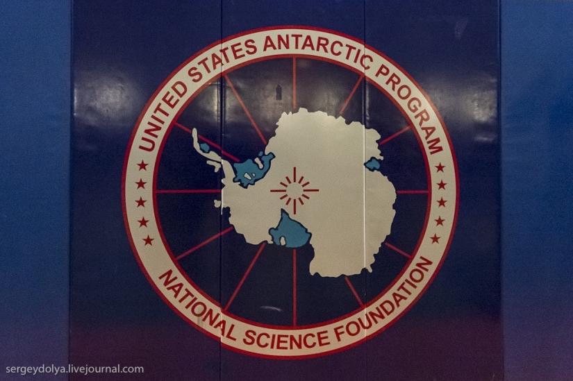 Antarctic station at the South Pole "Amundsen — Scott"