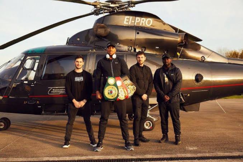 Anthony Joshua is a champion millionaire who enjoys a chic life for free