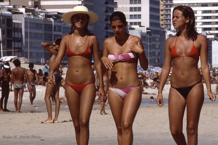 Archive photos of sunny Rio de Janeiro in the 70s