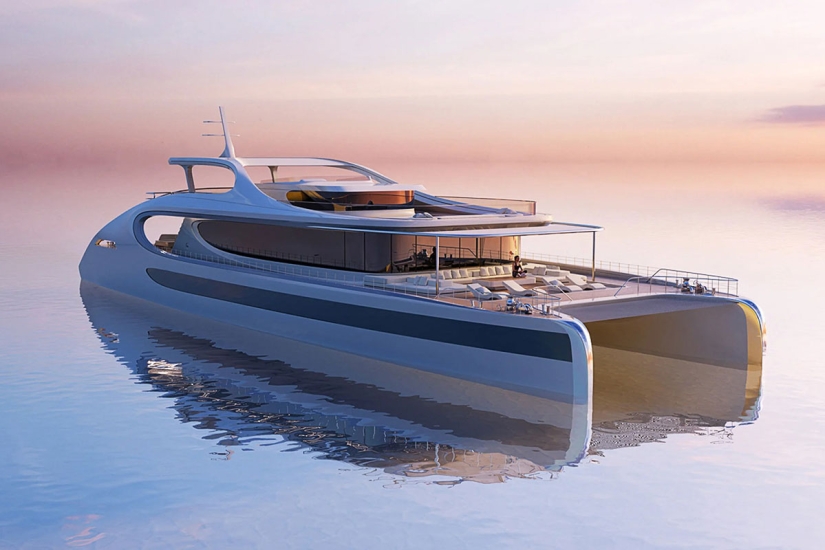 Arquitectura moderna flotante