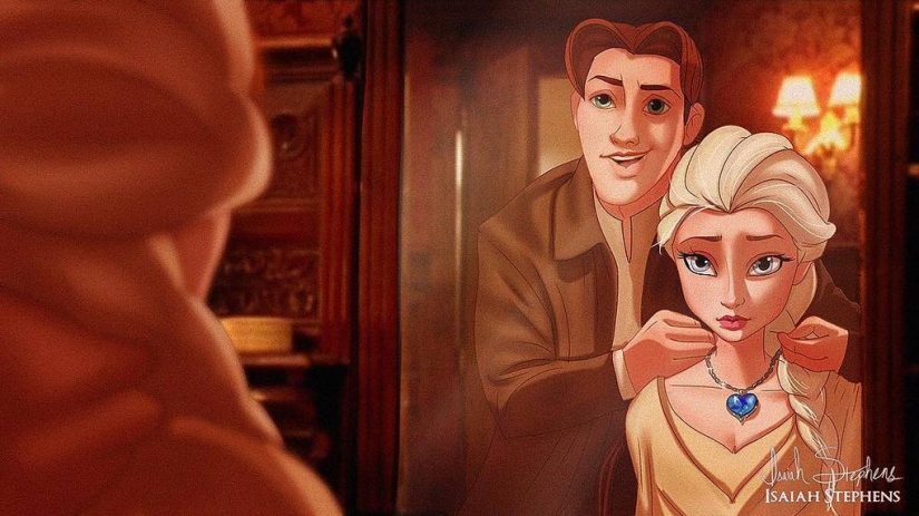 Art fantasies: what would Disney characters look like on the Titanic