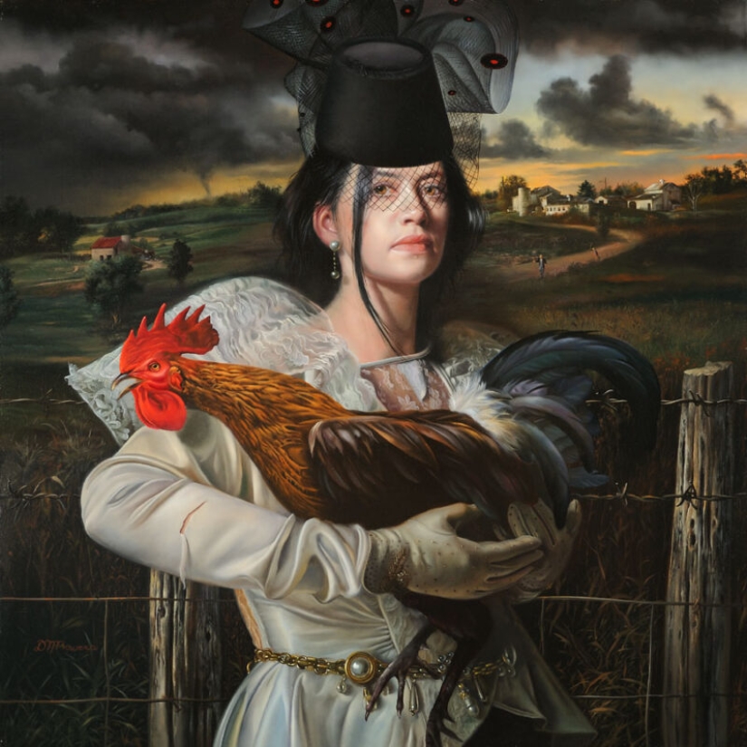 Artist David Bowers and his beautiful, but cruel truth of life