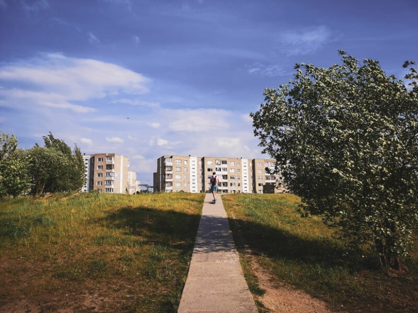 Así es como se ve el vecindario lituano, donde los británicos filmaron Chernobyl