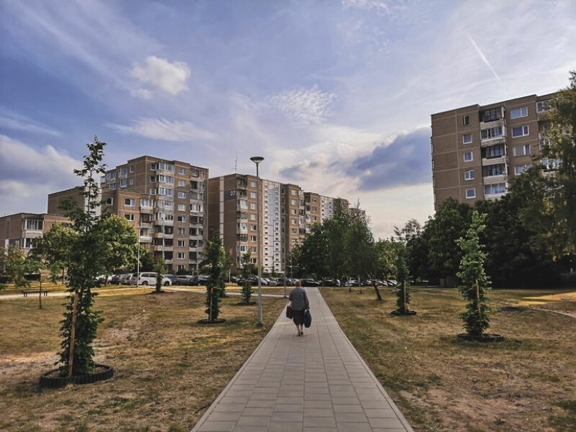 Así es como se ve el vecindario lituano, donde los británicos filmaron Chernobyl