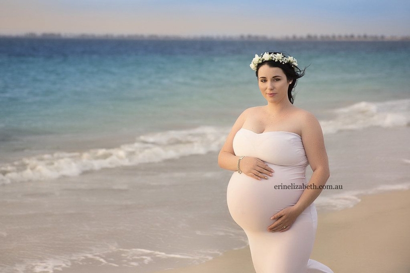Así es como se ve una mujer embarazada de quintillizos