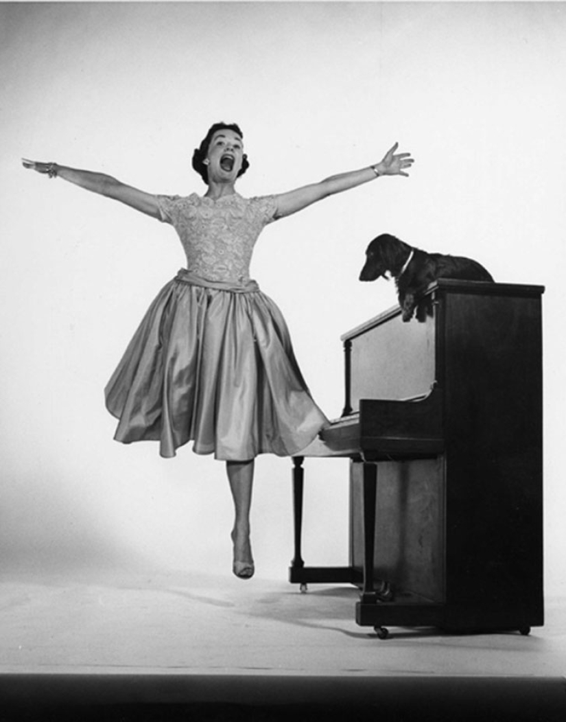 As Philippe Halsman experimented on celebrities