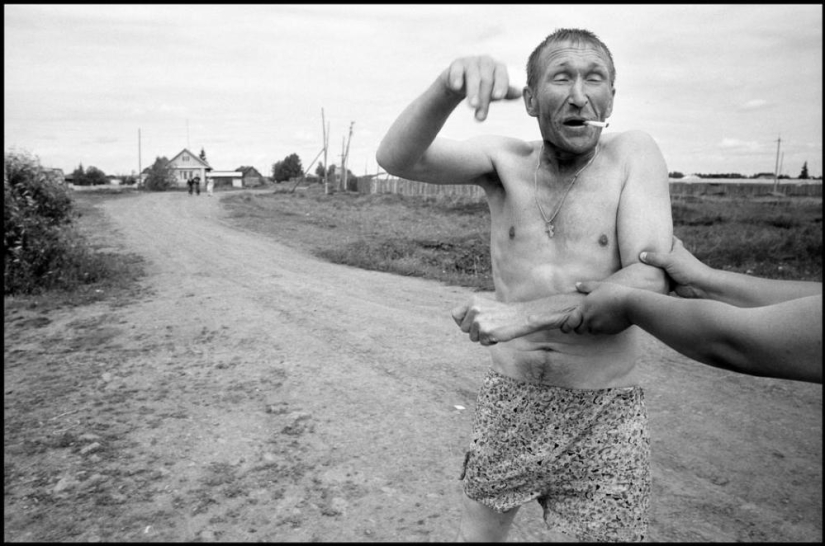 Bandidos del interior de los Urales en la lente de un fotógrafo estadounidense