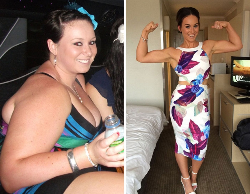 Before and after: 30 examples of incredible transformation when losing weight