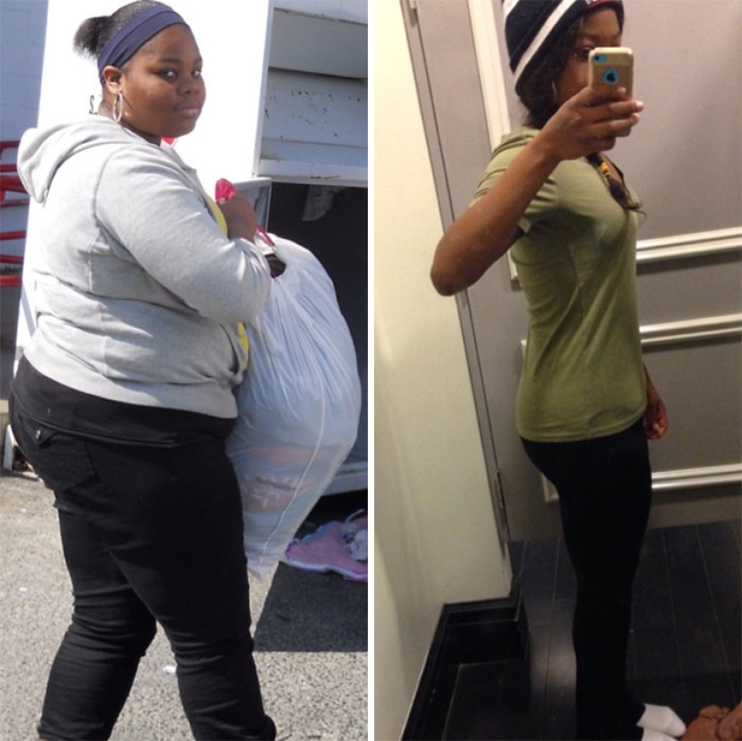 Before and after: 30 examples of incredible transformation when losing weight