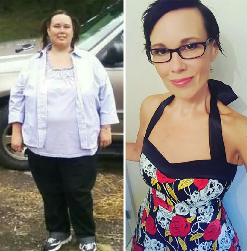 Before and after: 30 examples of incredible transformation when losing weight