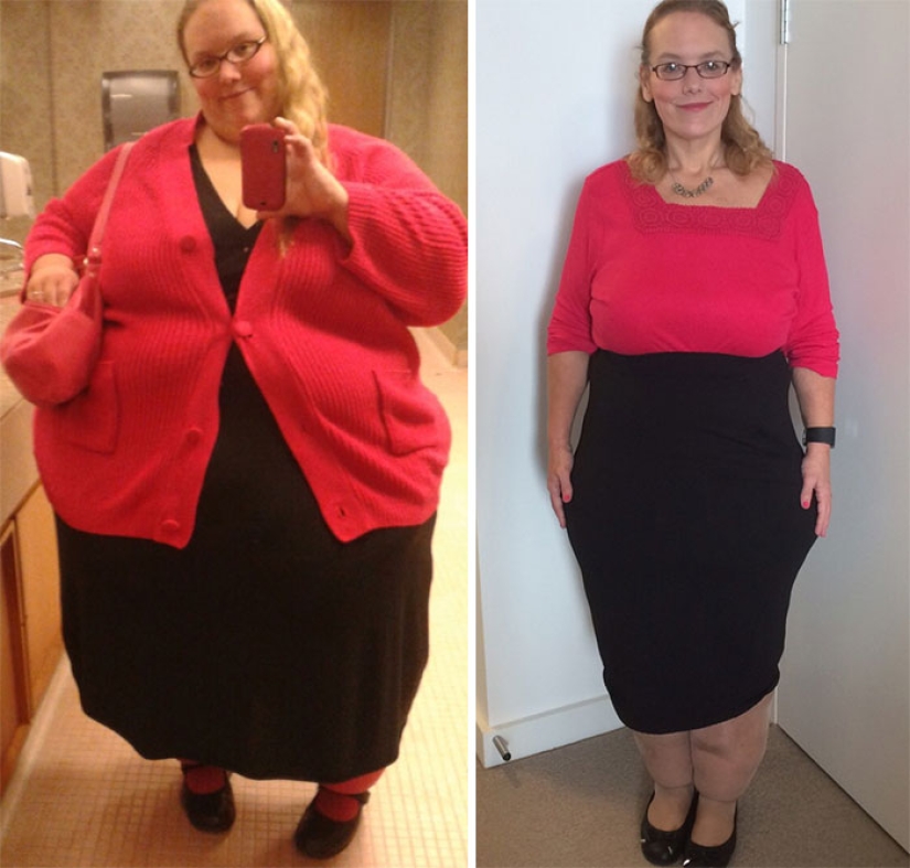 Before and after: 30 examples of incredible transformation when losing weight