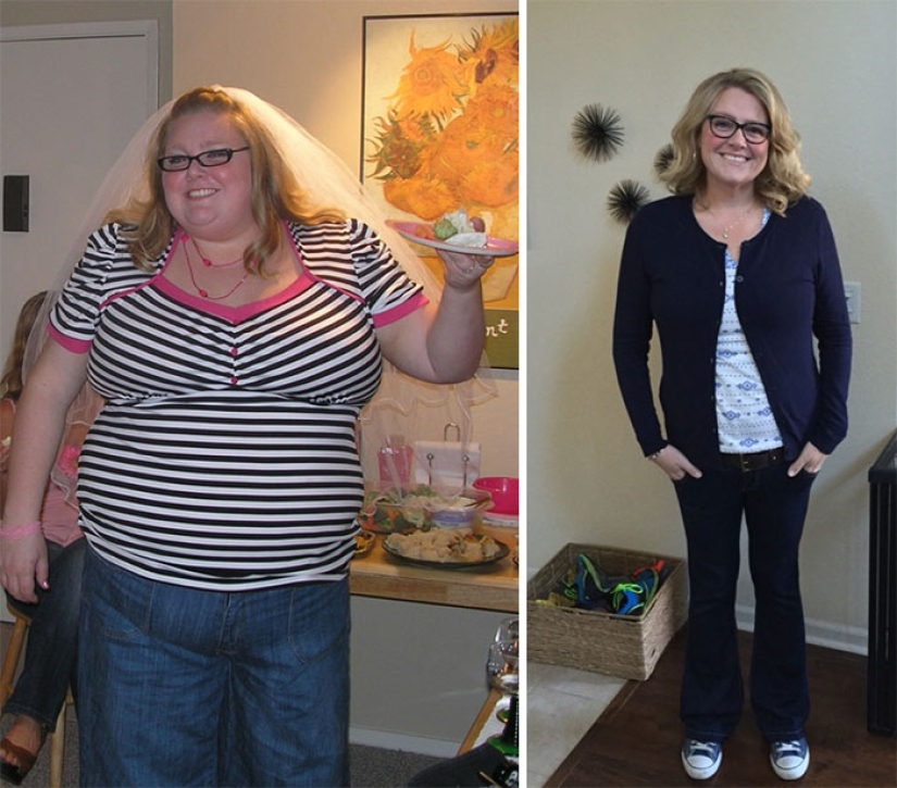 Before and after: 30 examples of incredible transformation when losing weight