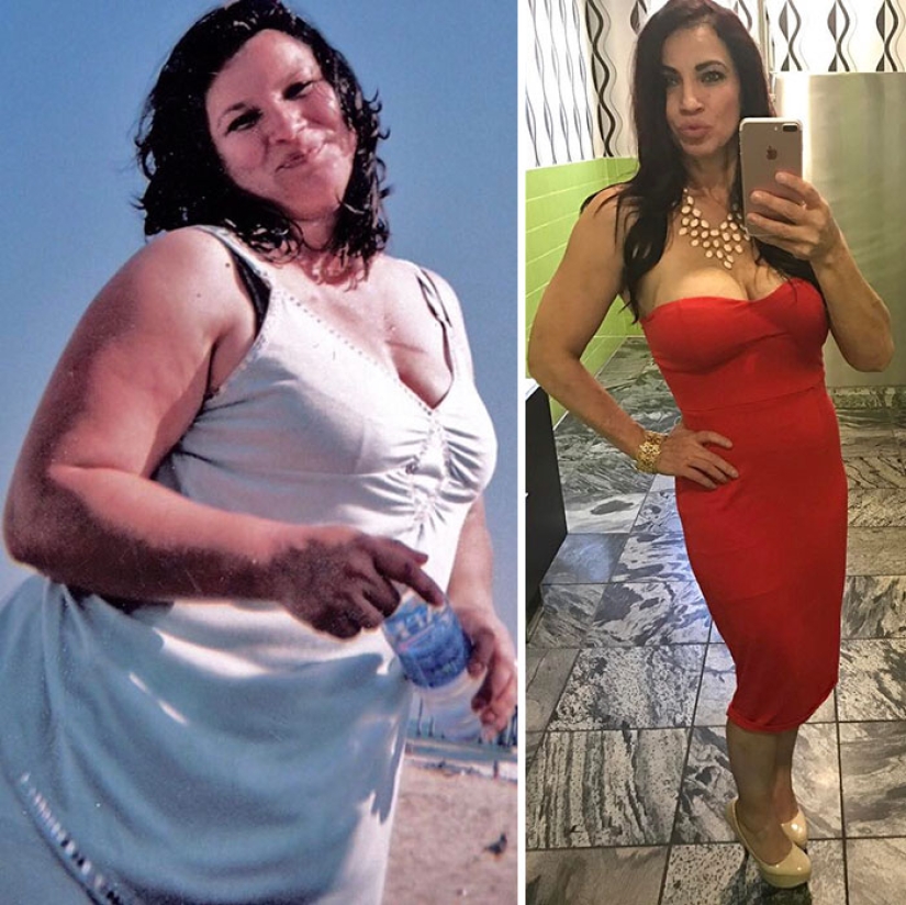 Before and after: 30 examples of incredible transformation when losing weight