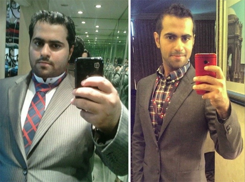 Before and after: 30 examples of incredible transformation when losing weight