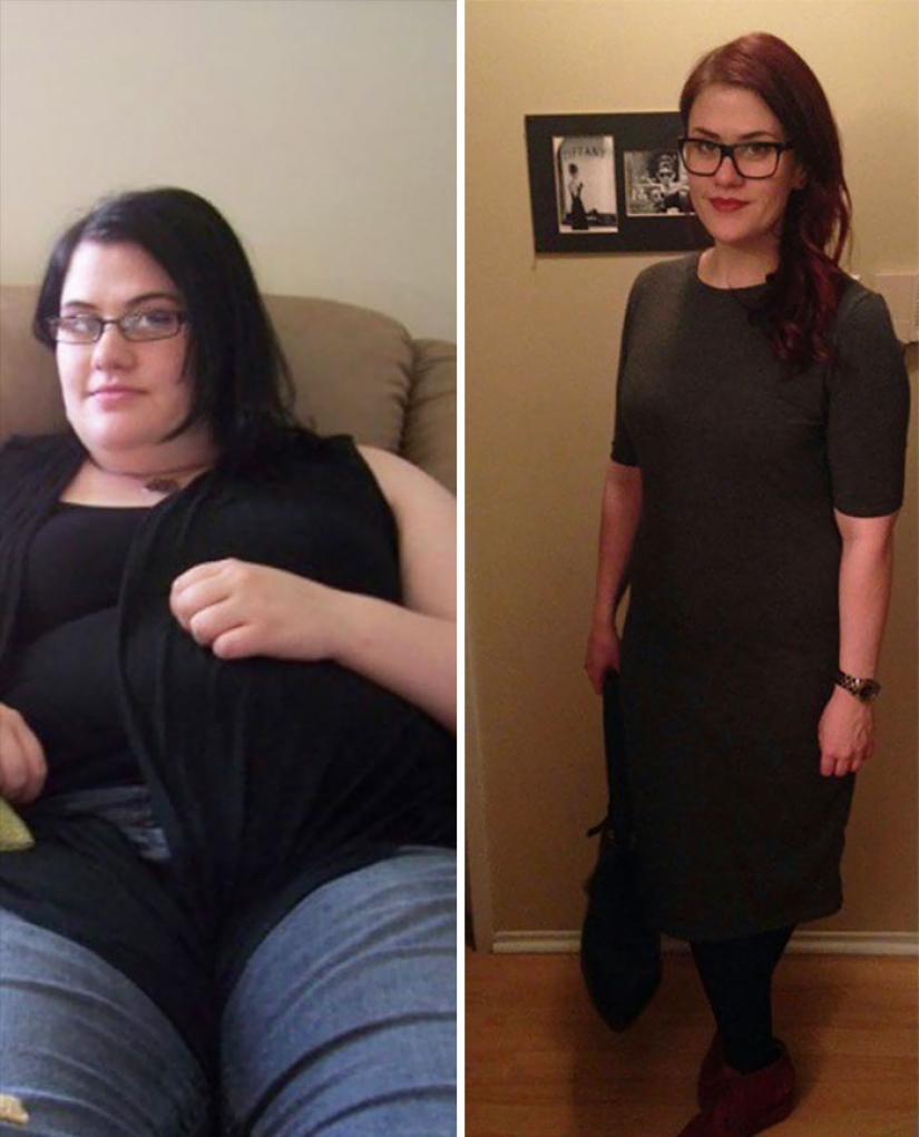 Before and after: 30 examples of incredible transformation when losing weight