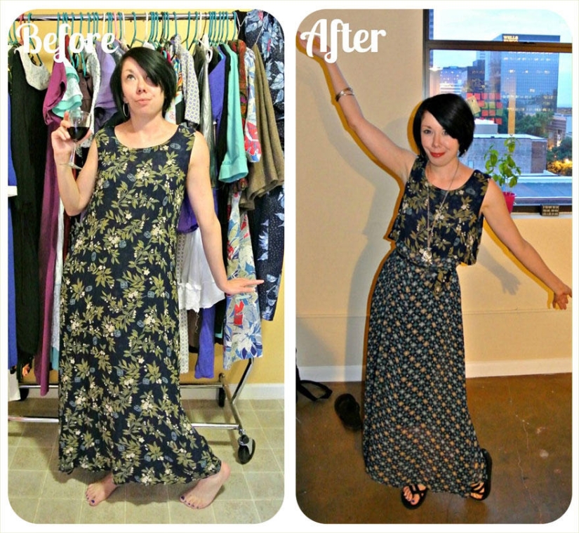 Before and after: amazing transformations of second-hand clothes
