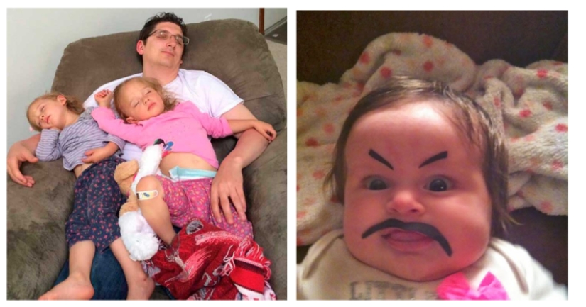 Being a dad is not easy ... a selection of funny photos