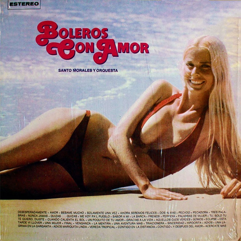 Bikinis seductores de las portadas de discos de los años 60-80