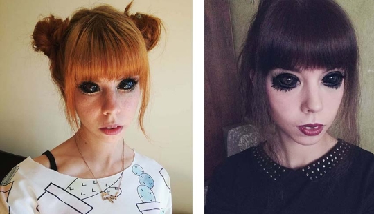 Black eyes: model from Poland went blind after tattooing eyeballs