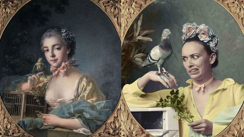 Bloggers populares recrean obras maestras del arte francés en Instagram