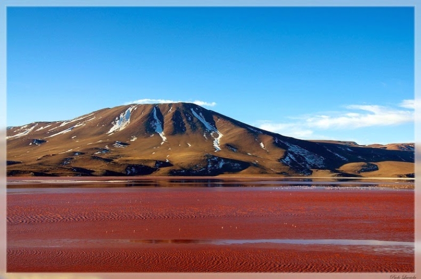 Bloody Lagoon in Bolivia