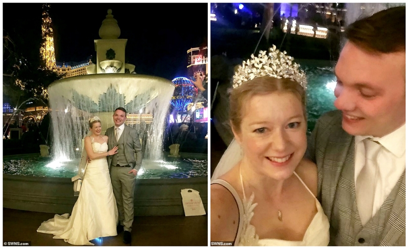 Boda instantánea: Una pareja británica se casó en Las Vegas en su primera cita