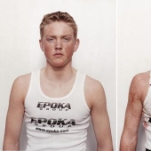 Boxeadores jóvenes: antes y después de la pelea