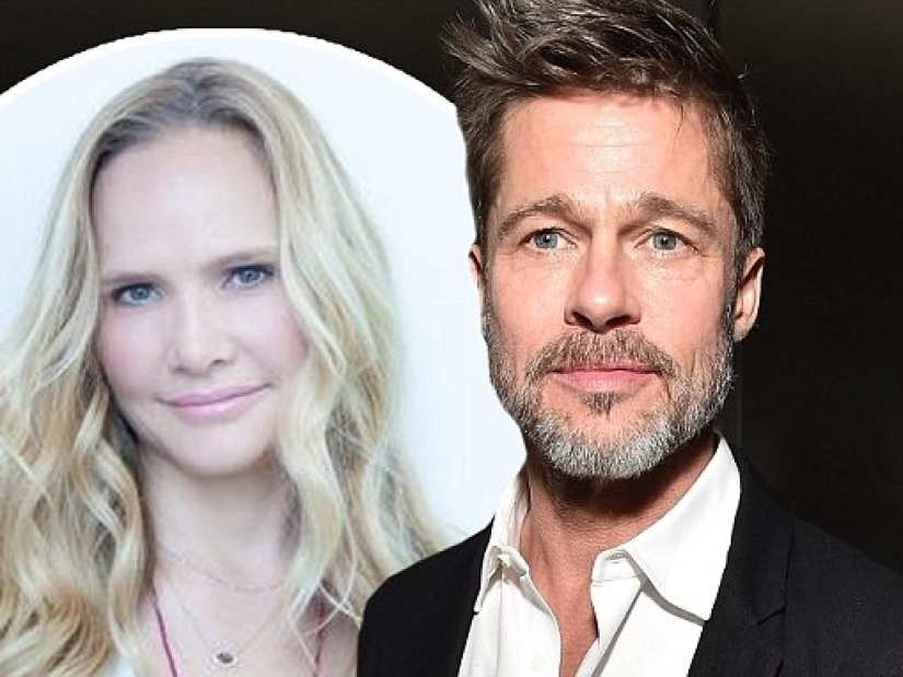 Brad Pitt has found a replacement for Angelina Jolie, and she is a spiritual healer
