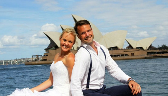 British couple lost their wedding photos, but even glad about it British couple lost their wedding photos, but even glad about it