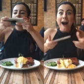 Británico Destruye la Comida de Sus Amigos adictos a Instagram y Dispara Su Reacción