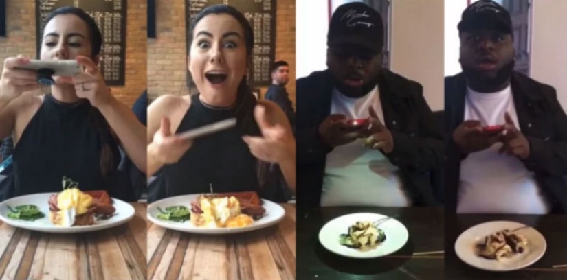 Briton Destroys Instagram-addicted Friends' Food and Shoots Their Reaction