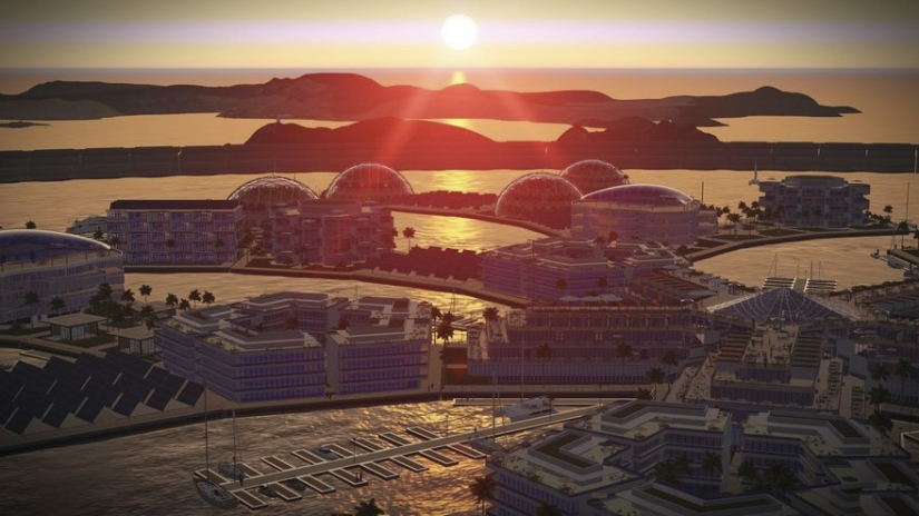 By 2020, the world's first floating city will appear in the Pacific Ocean