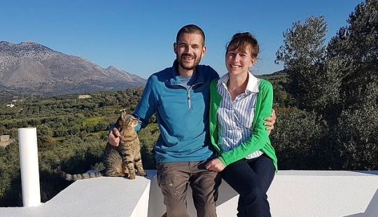 Calm, only calm! A couple of Britons quit their jobs and moved to Crete in a small village