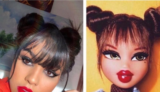 Cara de muñeca: los usuarios de las redes sociales se maquillan como muñecas Bratz